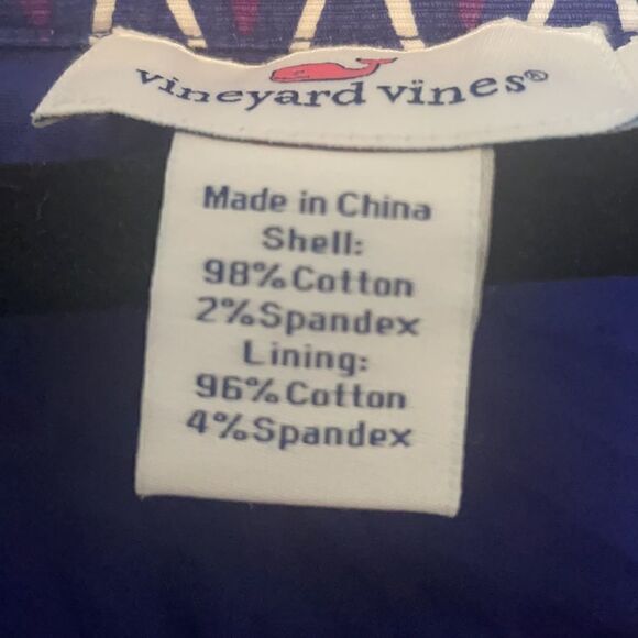 VINEYARD VINES BLUE PURPLE SHELL TUNIC - Picture 6 of 7